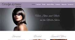 Desktop Screenshot of carolynlorrainesalon.com